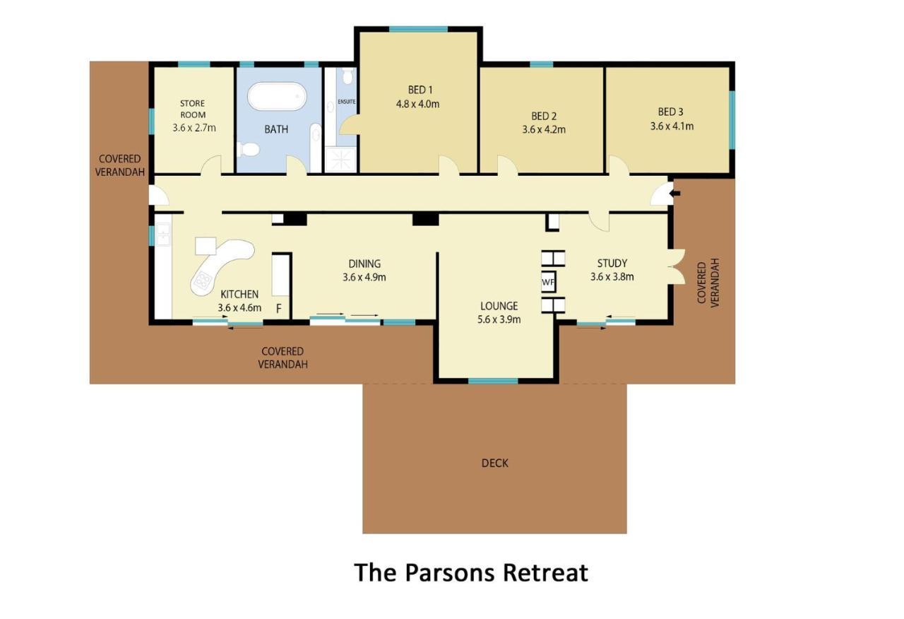 Вилла The Parsons Retreat Rothbury Экстерьер фото